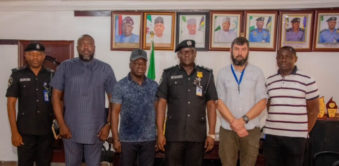 Kogi Commissioner of Police, Mr Miller Dantawaye, and a British Embassy delegation