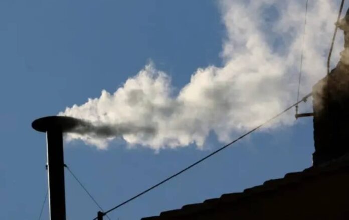 White smoke