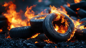 Burning-Tyre